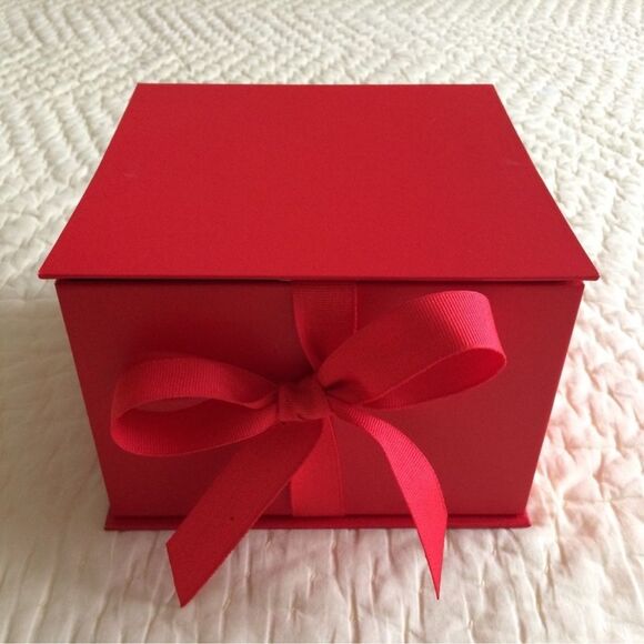 NEW Gift Box with Fill (Solid Red) for Christmas, Birthdays - Picture 9 of 12